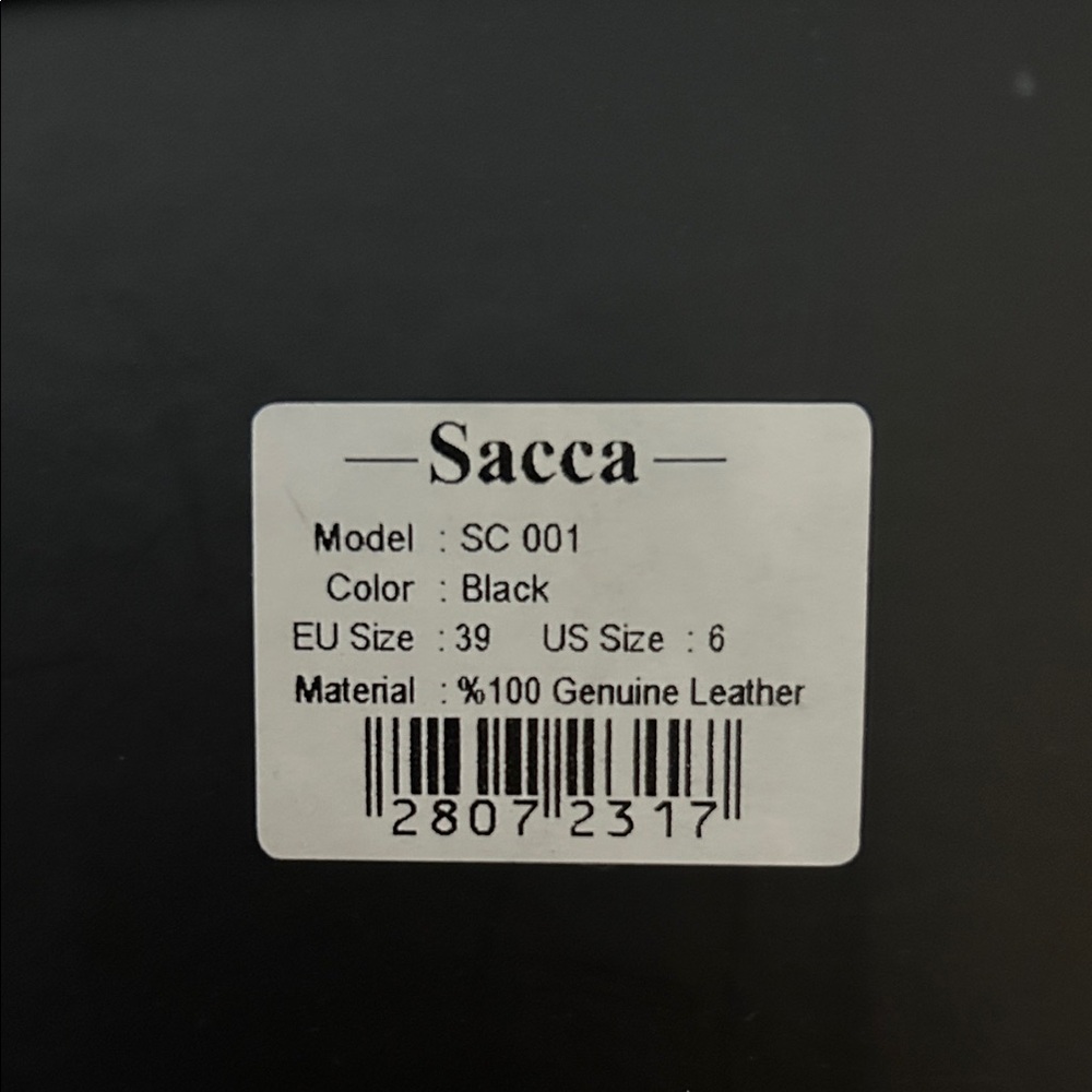Elegant Black Leather Derby Shoes - Picture 8 of 8